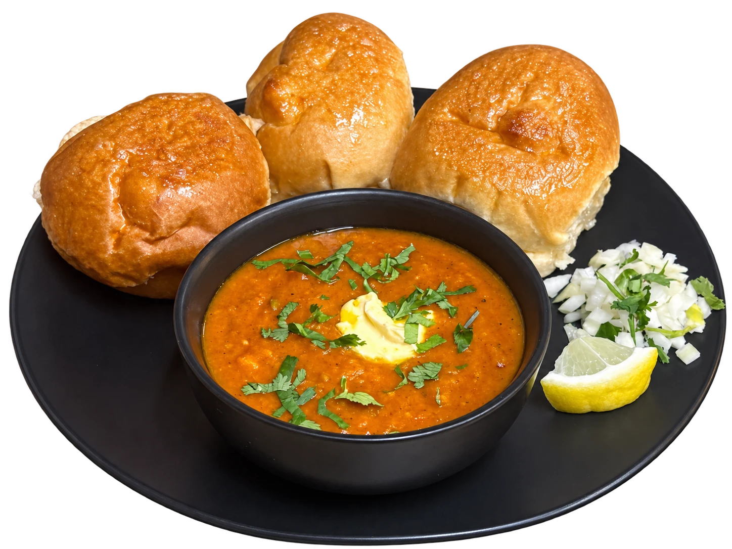 Pav Bhaji photographed at Krishna Foods